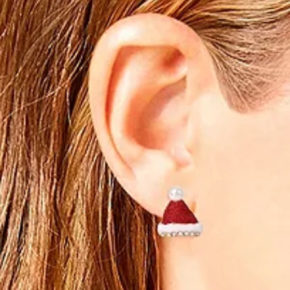 New BETSEY JOHNSON
Santa Hat Mismatched Stud Earrings - Picture 3 of 13